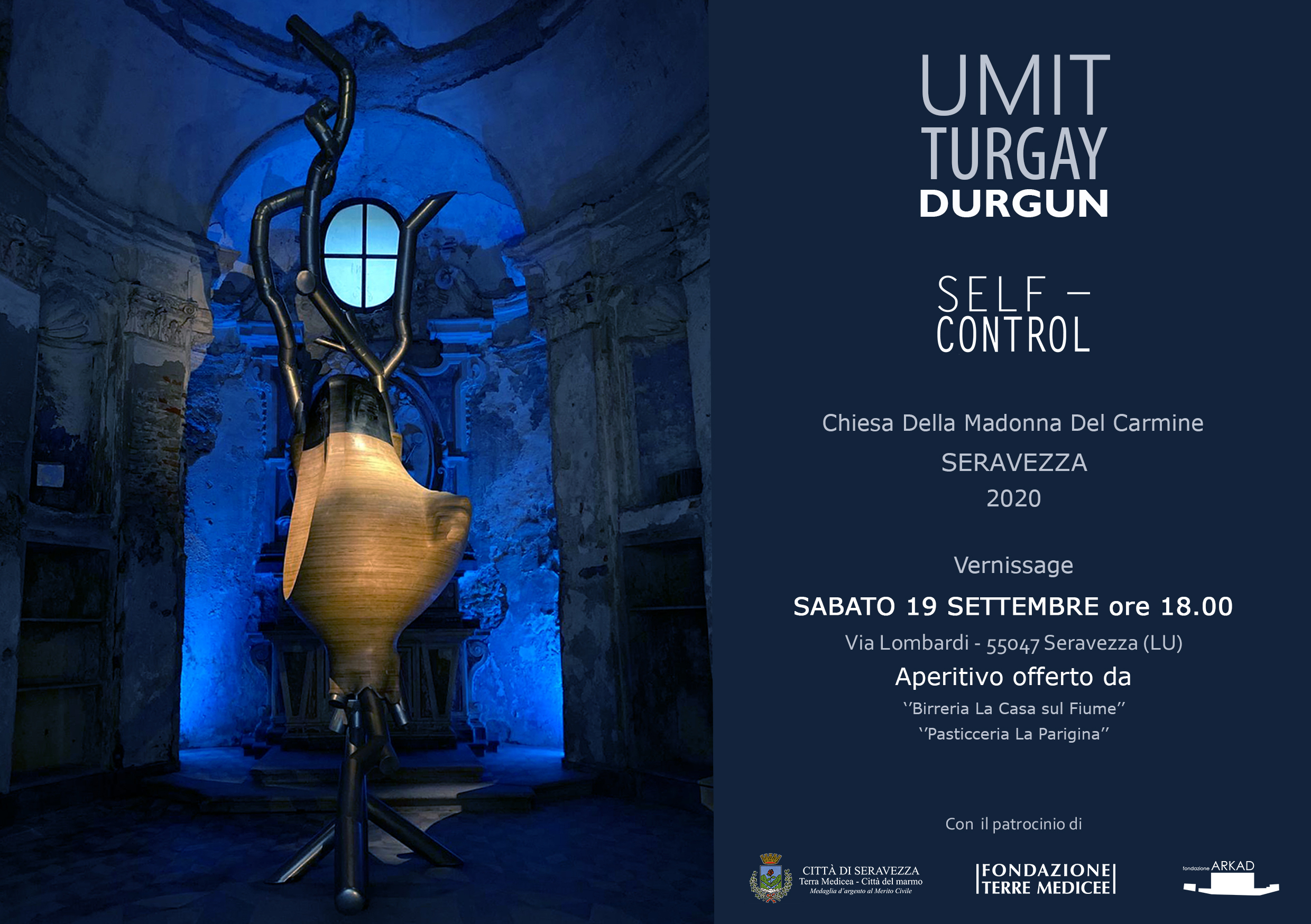 Umit Turgay Durgun, architetture barocche e arte contemporanea a Seravezza. 